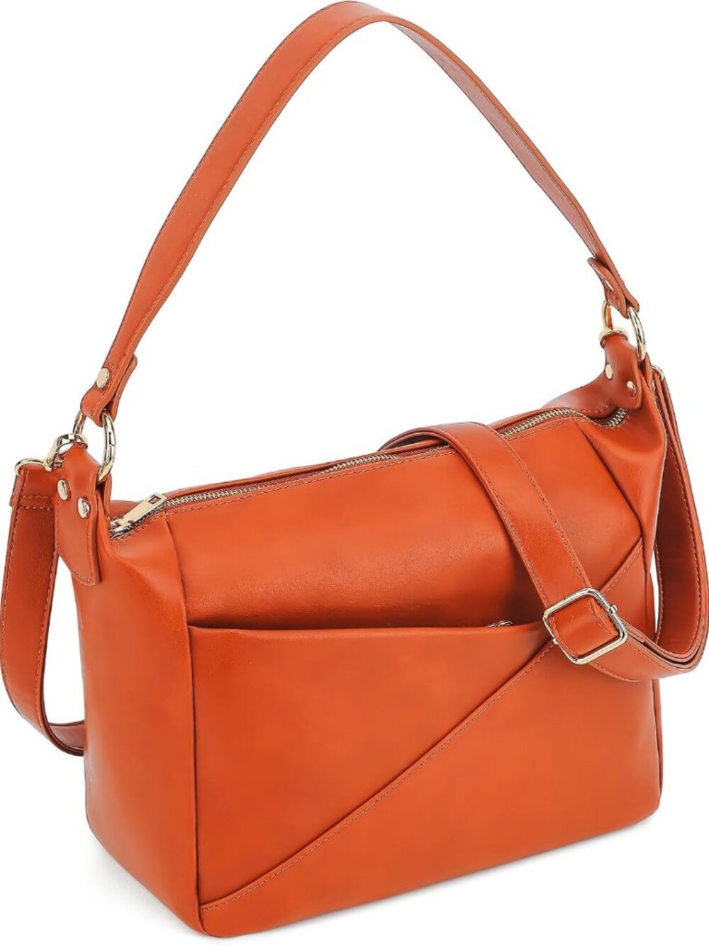 Stylish Vegan Leather Crossbody Purses for Women, Adjustable Strap Hobo Handbags